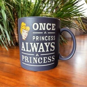 DISNEY Princess “Once a Princess, Always a Princess” Matte Mug Cinderella Large